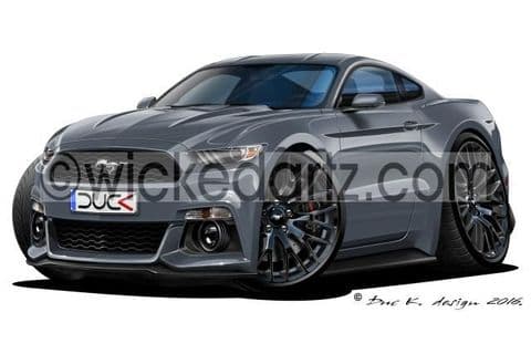 Ford Mustang GT/GT350 2016+ Grey DK (Items from £9.50)