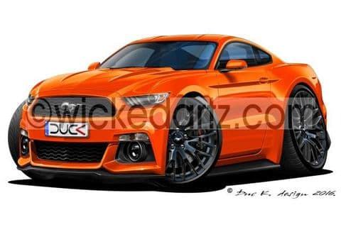 Ford Mustang GT/GT350 2016+ Orange DK (Items from £9.50)