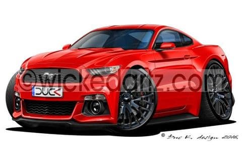 Ford Mustang GT/GT350 2016+ Red DK (Items from £9.50)