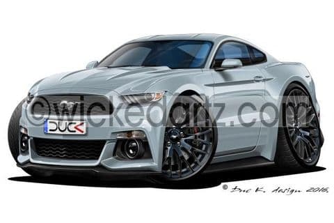 Ford Mustang GT/GT350 2016+ Silver DK (Items from £9.50)