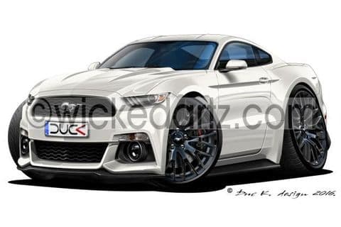 Ford Mustang GT/GT350 2016+ White DK (Items from £9.50)
