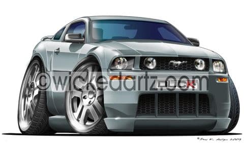 Ford Mustang GT500 Cobra Silver DK (Items from £9.50)
