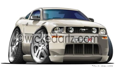 Ford Mustang GT500 Cobra White DK (Items from £9.50)