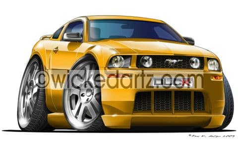 Ford Mustang GT500 Cobra Yellow DK (Items from £9.50)