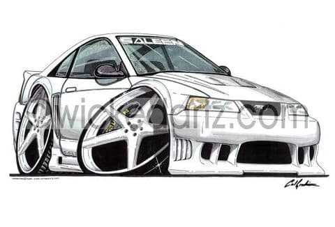 Ford Mustang White  (Items from £9.50)