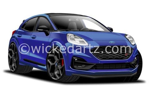 Ford Puma ST 2019+ Blue (Items from £9.50)