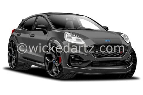 Ford Puma ST 2019+ Grey (Items from £9.50)