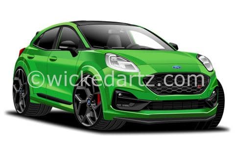 Ford Puma ST 2019+ Mean Green (Items from £9.50)