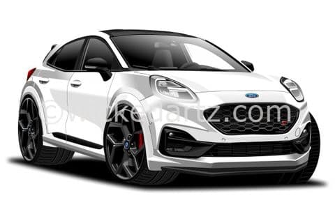 Ford Puma ST 2019+ White (Items from £9.50)