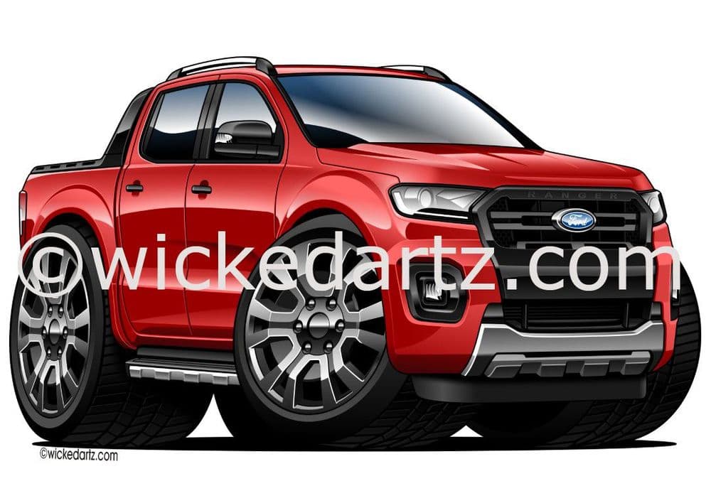 Ford Ranger Pick Up 2020 Red Items from 9 50