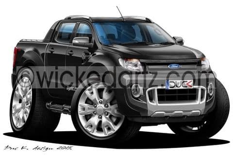 Ford Ranger (T6) Pick Up 2012+ Black DK (Items from £9.50)