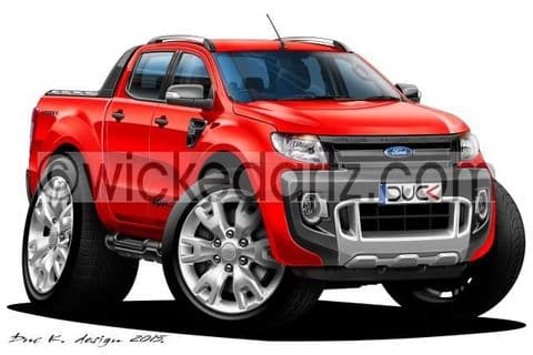 Ford Ranger (T6) Pick Up 2012+ Red DK (Items from £9.50)