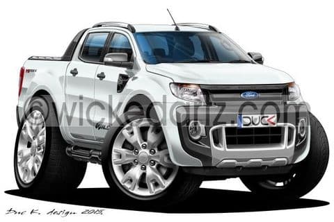 Ford Ranger (T6) Pick Up 2012+ White DK (Items from £9.50)