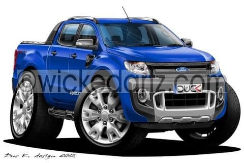 Ford Ranger (T6) Pick Up 2021+ Blue DK (Items from £9.50)