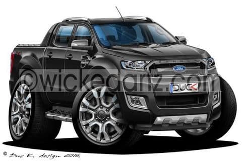 Ford Ranger (T6) Wildtrak Pick Up 2016+ Black DK (Items from £9.50)