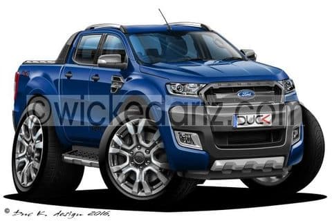 Ford Ranger (T6) Wildtrak Pick Up 2016+ Blue DK (Items from £9.50)