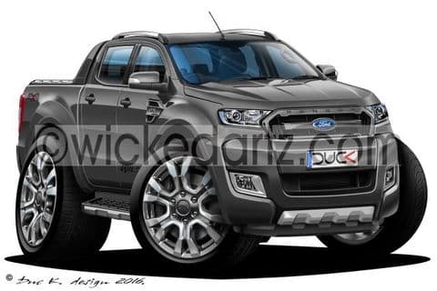 Ford Ranger (T6) Wildtrak Pick Up 2016+ Grey DK (Items from £9.50)