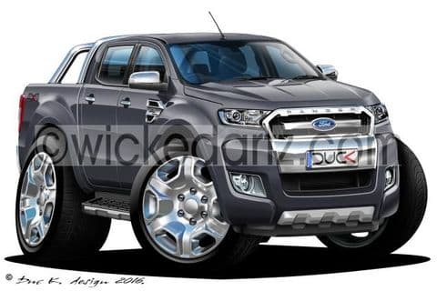 Ford Ranger (T6) XLT Pick Up 2016+ Grey DK (Items from £9.50)