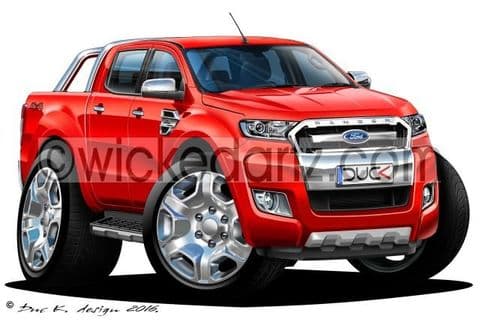 Ford Ranger (T6) XLT Pick Up 2016+ Red DK (Items from £9.50)
