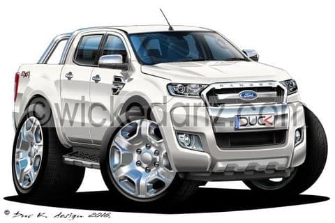 Ford Ranger (T6) XLT Pick Up 2016+ White DK (Items from £9.50)