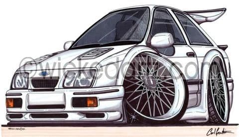 Ford RS500 Cosworth White  (Items from £9.50)