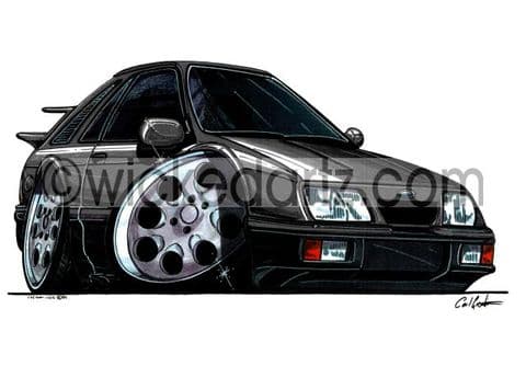 Ford Sierra XR4i Cosworth Black  (Items from £9.50)