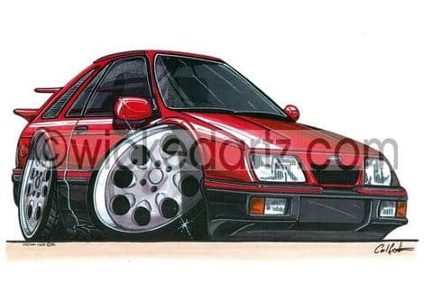Ford Sierra XR4i Cosworth Red  (Items from £9.50)