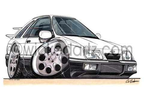 Ford Sierra XR4i Cosworth White  (Items from £9.50)