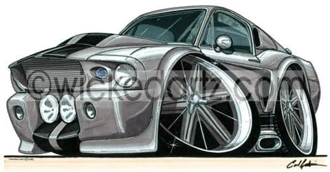 Gone in 60 Seconds Mustang GT500 'Eleanor' Silver (Items from £9.50)