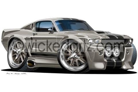 GT500 Mustang 'Eleanor' Gone in 60 Seconds DK (Items from £9.50)