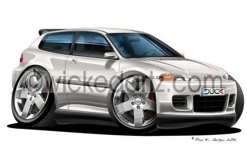 Honda Civic Coupe 1996+ White DK (Items from £9.50)