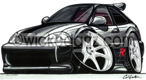 Honda Civic R Import Black (Items from £9.50)