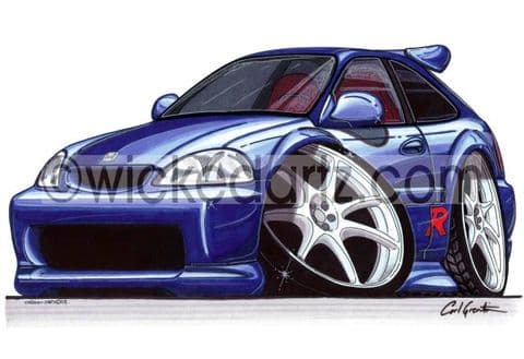 Honda Civic R Import Blue (Items from £9.50)