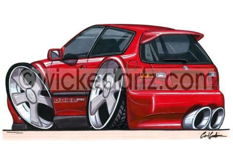 Honda Civic Red (Items from £9.50)