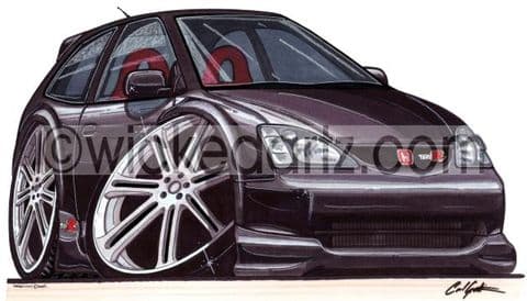 Honda Civic Type R 2002+ Black (Items from £9.50)