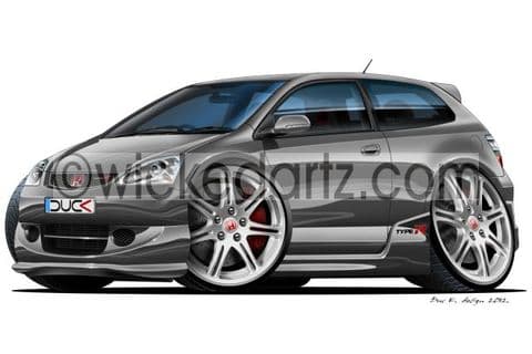Honda Civic Type R 2004+ facelift Grey DK (Items from £9.50)