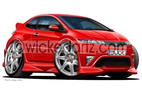 Honda Civic Type R 2007+ Red DK (Items from £9.50)