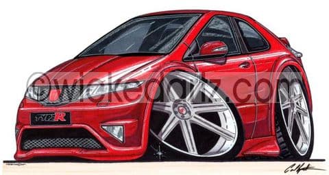 Honda Civic Type R 2007+ Red (Items from £9.50)