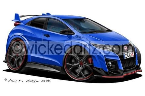 Honda Civic Type R 2015+ Blue DK (Items from £9.50)