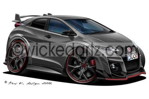 Honda Civic Type R 2015+ Grey DK (Items from £9.50)