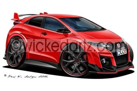 Honda Civic Type R 2015+ Red DK (Items from £9.50)