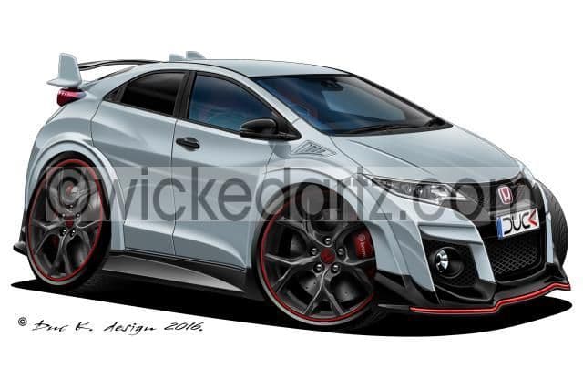 Honda Civic Type R 2015 Silver DK Items from 9 50
