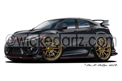 Honda Civic Type R 2017+ Black DK (Items from £9.50)