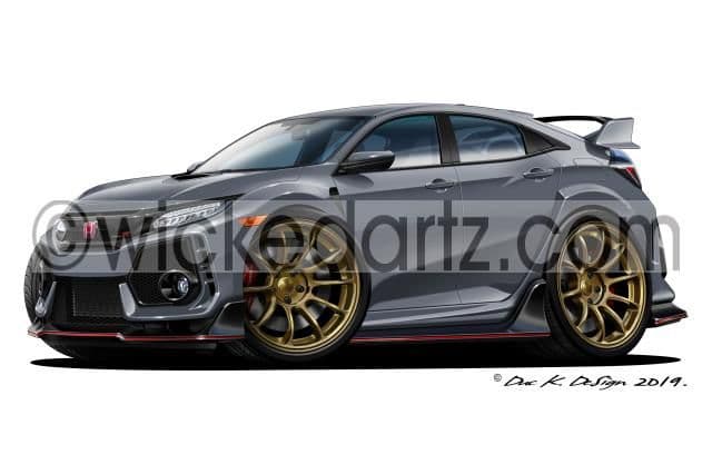 Honda Civic Type R 2017 Grey DK Items from 9 50
