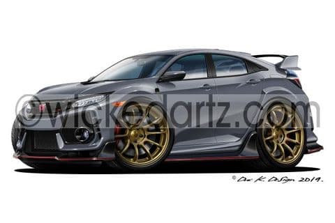 Honda Civic Type R 2017+ Grey DK (Items from £9.50)