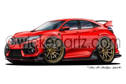 Honda Civic Type R 2017+ Red DK (Items from £9.50)