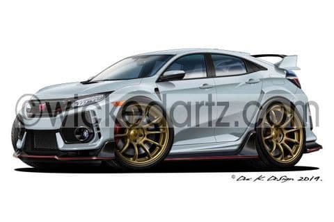 Honda Civic Type R 2017+ Silver DK (Items from £9.50)