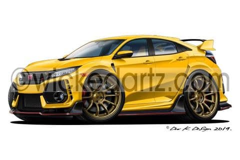 Honda Civic Type R 2017+ Yellow DK (Items from £9.50)