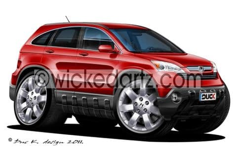 Honda CR-V Dark Red DK (Items from £9.50)