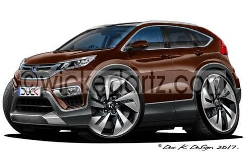Honda CR-V SUV 2015+ Brown DK (Items from £9.50)